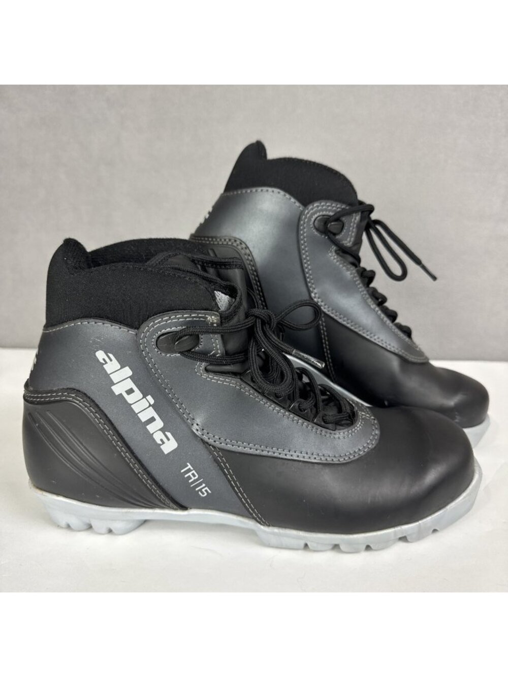 Alpina Cross Country Ski Black Boots Euro size 40 unisex